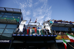Podium: Luigi Fraboni, Motorenchef, Ferrari; 2. Lewis Hamilton, Mercedes AMG; 1. Sebastian Vettel, F