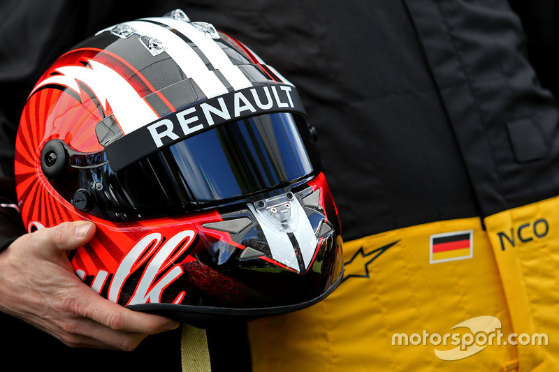 Casque de Nico Hulkenberg, Renault Sport F1 Team