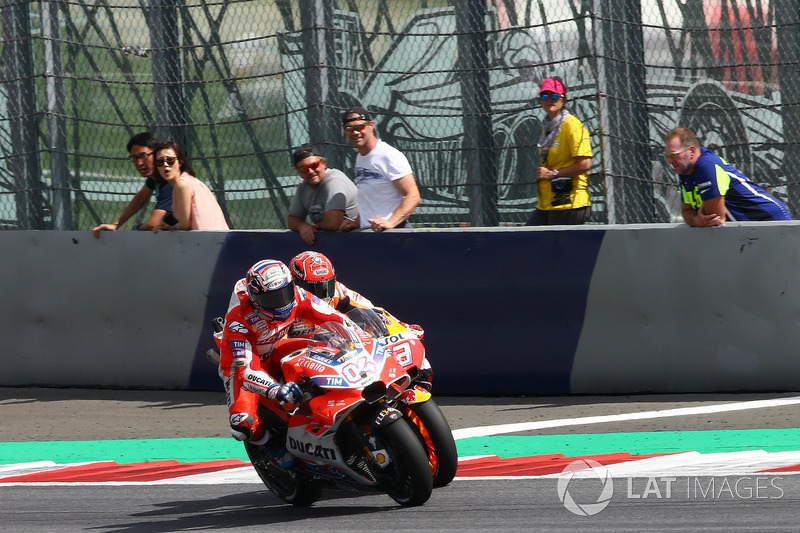 Andrea Dovizioso, Ducati Team, Marc Marquez, Repsol Honda Team