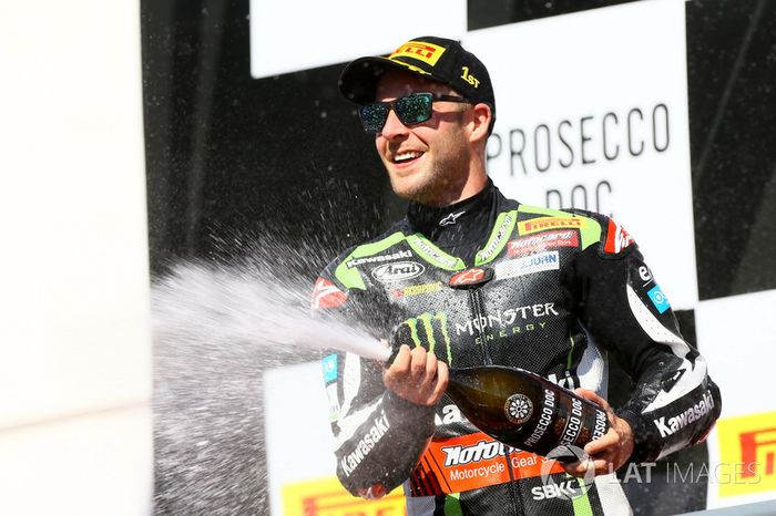 Podium: Ganador, Jonathan Rea, Kawasaki Racing