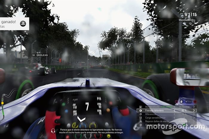 Toro Rosso en lluvia