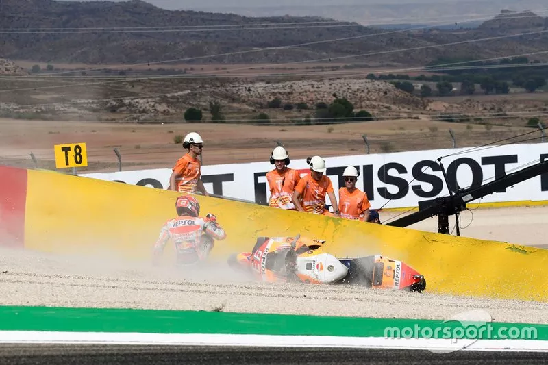 Sturz: Marc Marquez, Repsol Honda Team