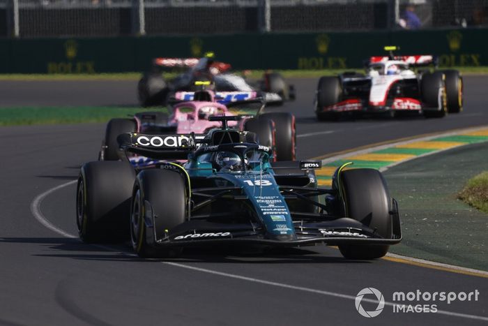 Lance Stroll, Aston Martin AMR23, Pierre Gasly, Alpine A523