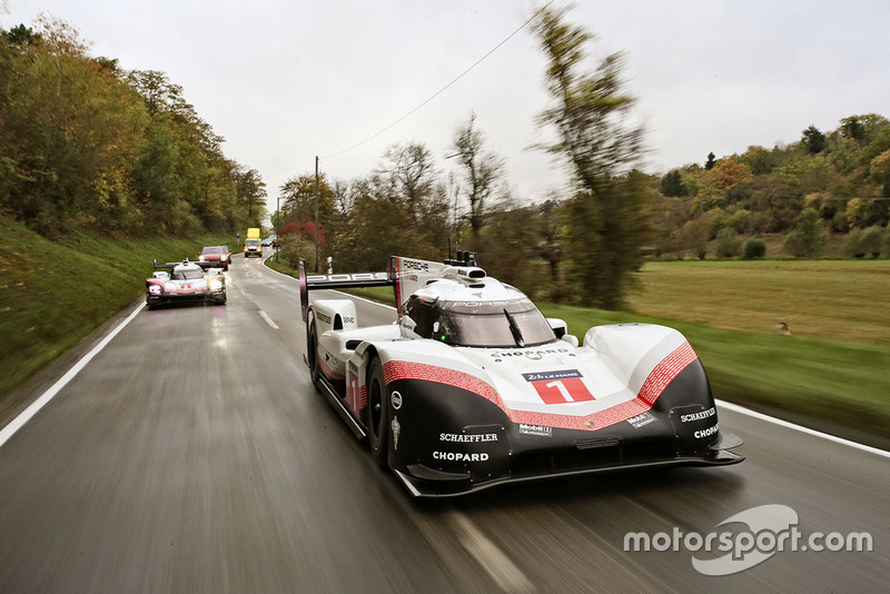 La Porsche 919 Hybrid Evo sur les routes allemandes