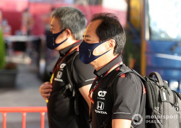 Masashi Yamamoto, General Manager, Honda Motorsport y Toyoharu Tanabe, director técnico de Honda F1