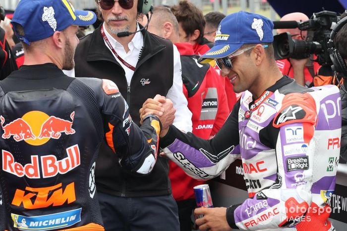 Brad Binder, Red Bull KTM Factory Racing, Jorge Martín, Pramac Racing