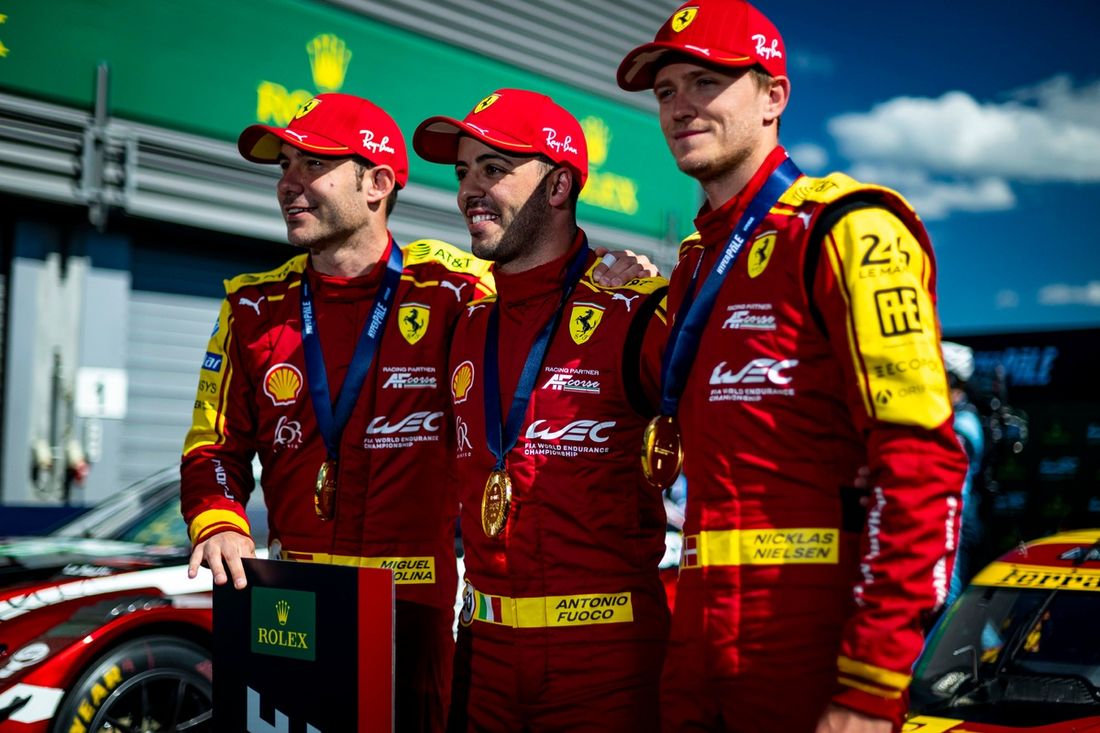 #50 AF Corse Ferrari 499P: Antonio Fuoco, Miguel Molina, Nicklas Nielsen