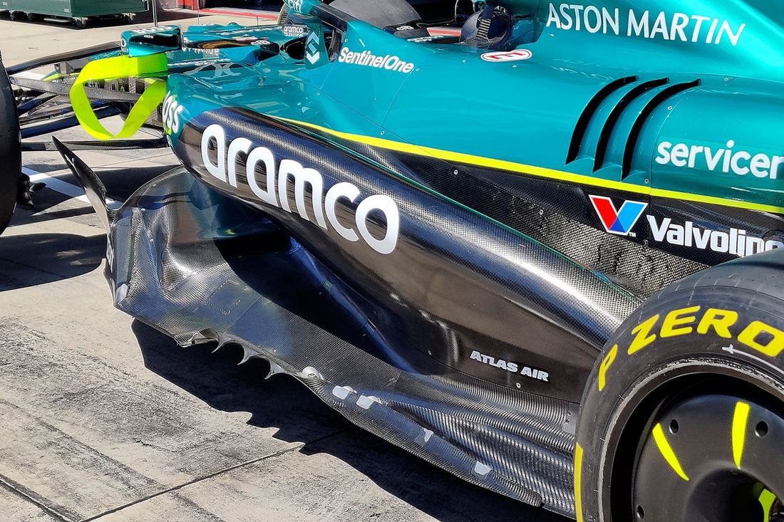 Aston Martin AMR25 detalles técnicos