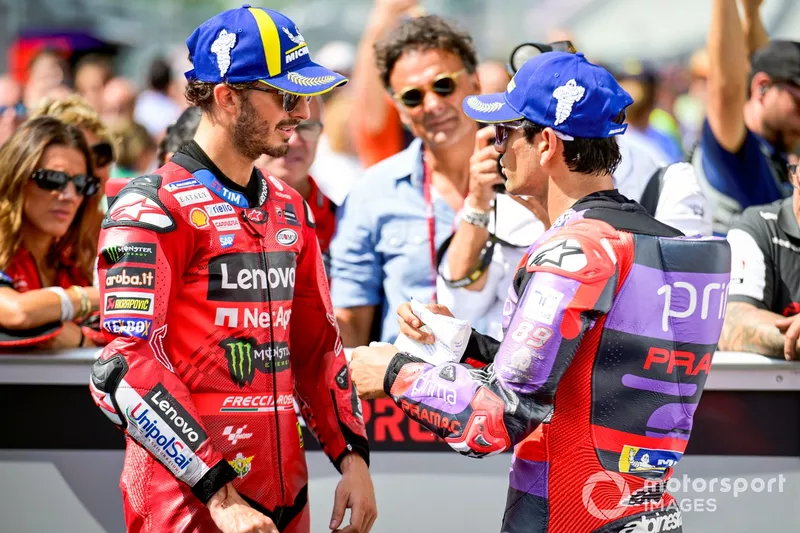 Jorge Martin, Pramac Racing, Francesco Bagnaia, Ducati Team