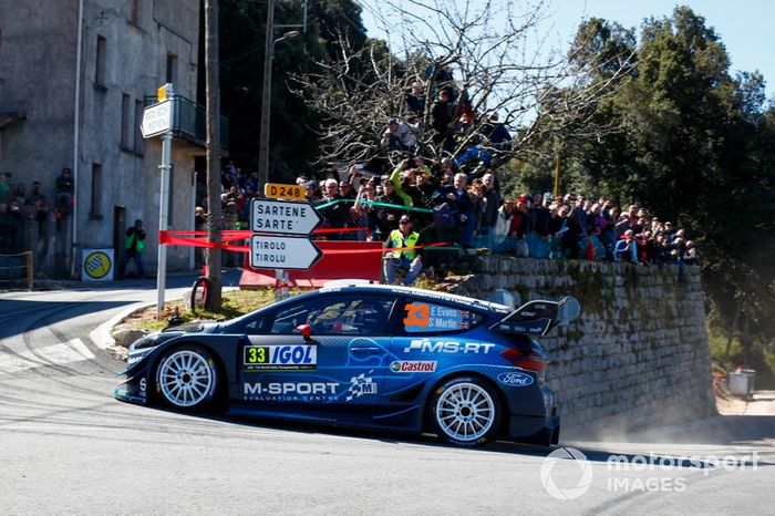 Elfyn Evans, Scott Martin, M-Sport Ford WRT Ford Fiesta WRC