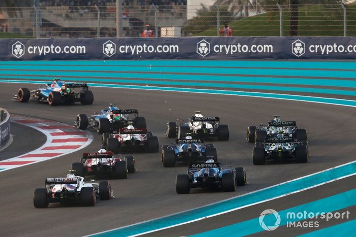 Esteban Ocon, Alpine A521, Fernando Alonso, Alpine A521, Pierre Gasly, AlphaTauri AT02, Antonio Giovinazzi, Alfa Romeo Racing C41, Lance Stroll, Aston Martin AMR21