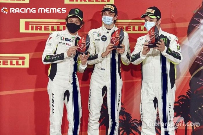 #46 Kessel Racing Monster VR46, Ferrari 488 GT3: Valentino Rossi, Alessio Salucci, Luca Marini