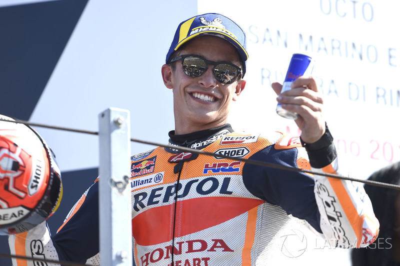 Podium: second place Marc Marquez, Repsol Honda Team