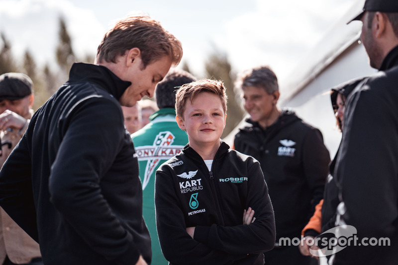 Nico Rosberg et Taylor Barnard