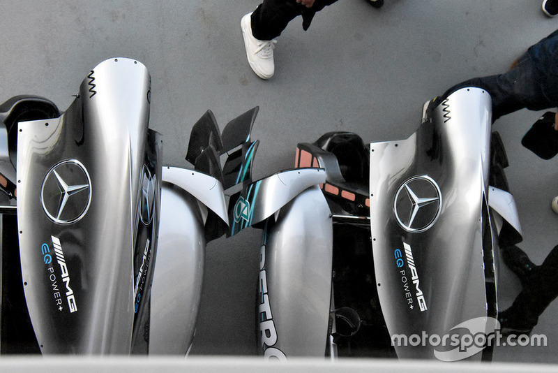 Las cubiertas motor de Mercedes AMG F1
