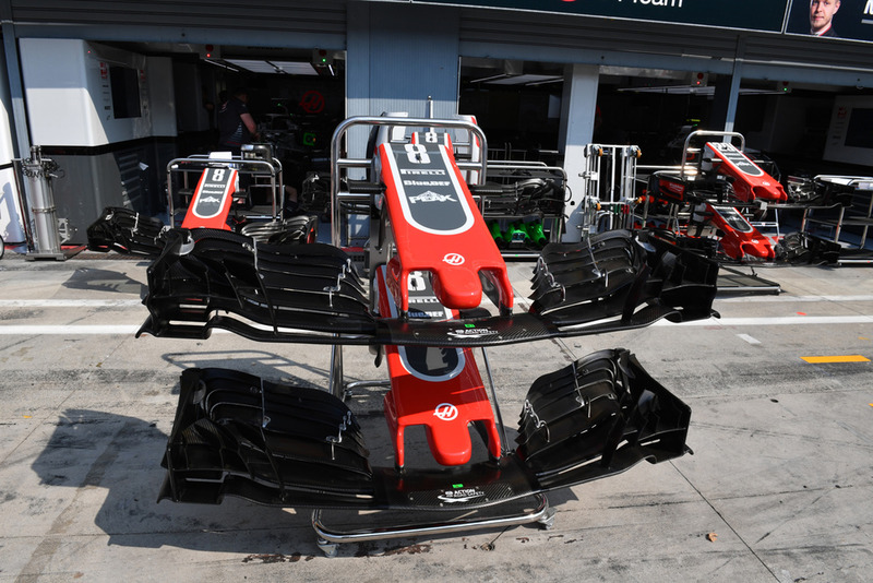 Haas F1 Team VF-18 nose and front wing