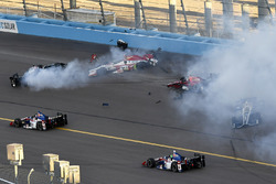 Mikhail Aleshin, Schmidt Peterson Motorsports Honda, crash