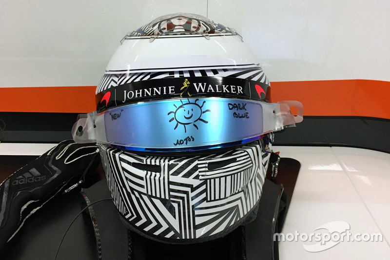 Helm von Fernando Alonso, McLaren