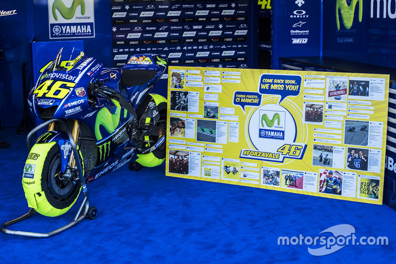 8. Rossi cedera patah kaki dan harus absen di Misano