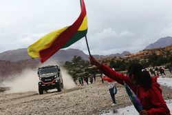 #502 Team De Rooy Iveco: Federico Villagra, Adrian Yacopini, Ricardo Torlaschi