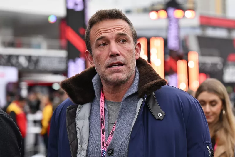 Ben Affleck dans le paddock 