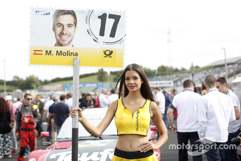 Chica de la parrilla para Miguel Molina Audi Sport Team Abt Sportsline, Audi RS 5 DTM