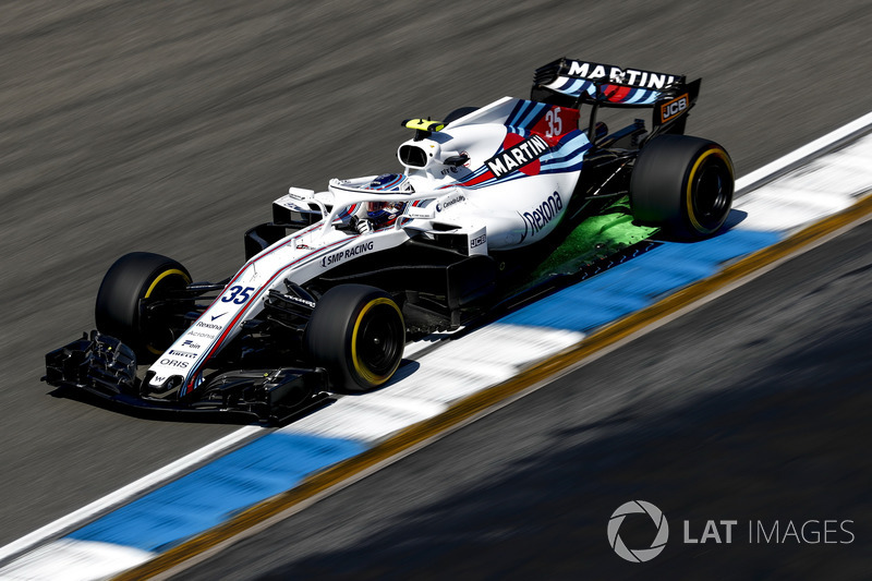 Sergey Sirotkin, Williams FW41, con parafina