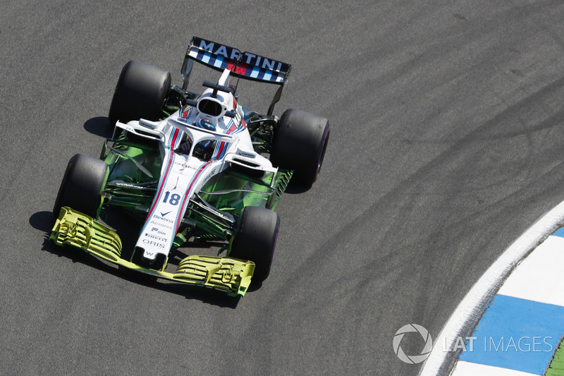 Vernice Flo-viz sulla monoposto di Lance Stroll, Williams FW41