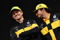 Nico Hulkenberg, Renault Sport F1 Team e Carlos Sainz Jr., Renault Sport F1 Team
