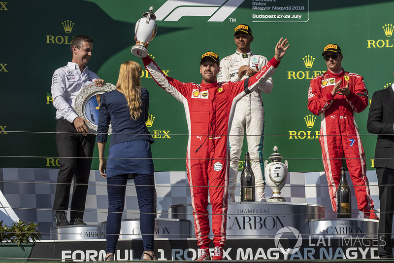 Себастьян Феттель, Ferrari, Льюіс Хемілтон, Mercedes-AMG F1, Кімі Райкконен, Ferrari