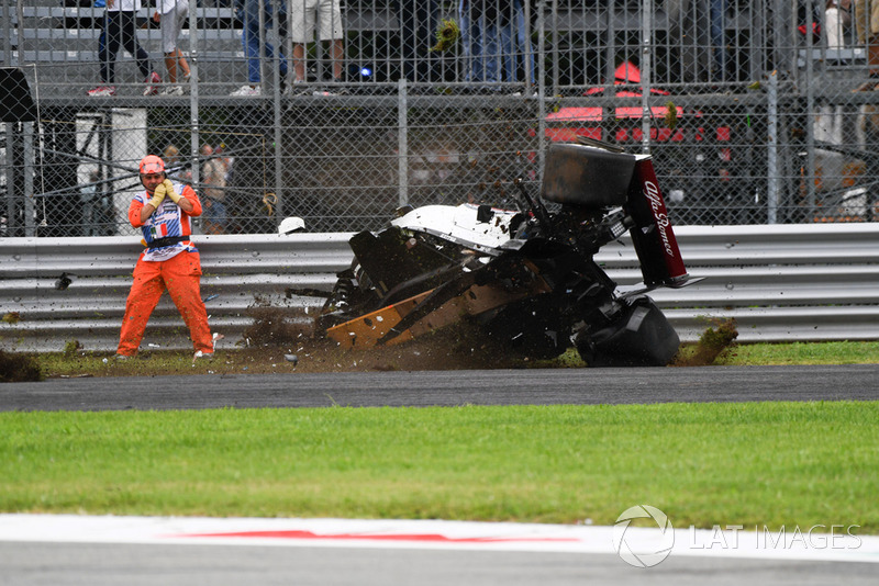 Marcus Ericsson, Sauber C37 kazası