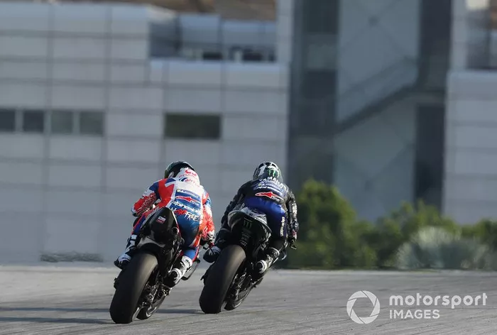 Maverick Vinales, Yamaha Factory Racing, Francesco Bagnaia, Pramac Racing
