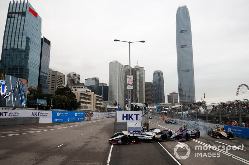 Oliver Rowland, Nissan e.Dams, Nissan IMO1 Sam Bird, Envision Virgin Racing, Audi e-tron FE05, Andre Lotterer, DS TECHEETAH, DS E-Tense FE19