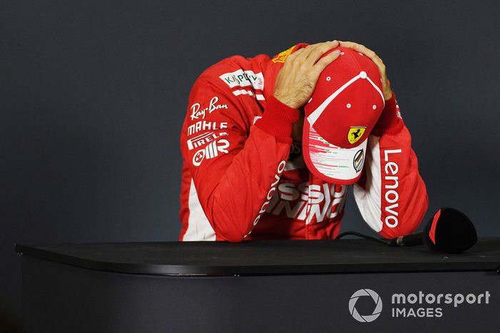 Sebastian Vettel, Ferrari en conferencia de prensa