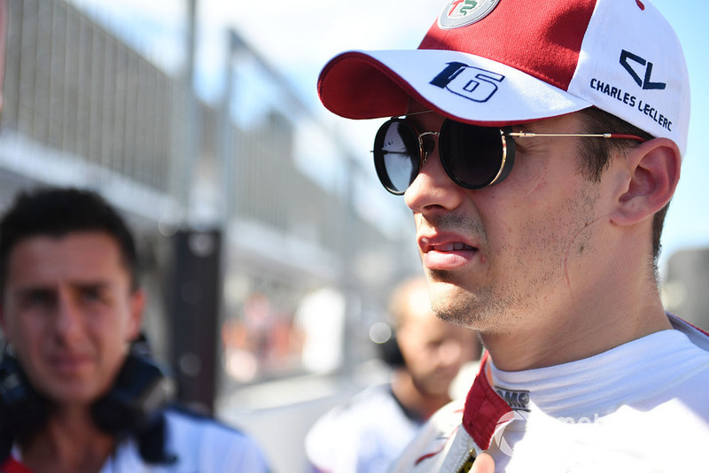 Charles Leclerc, Sauber on the grid