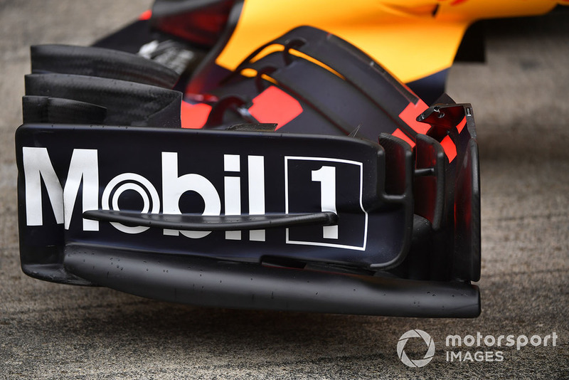 Front wing on Red Bull Racing RB14