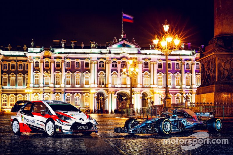 Toyota Yaris WRC e Mercedes-AMG F1 W09