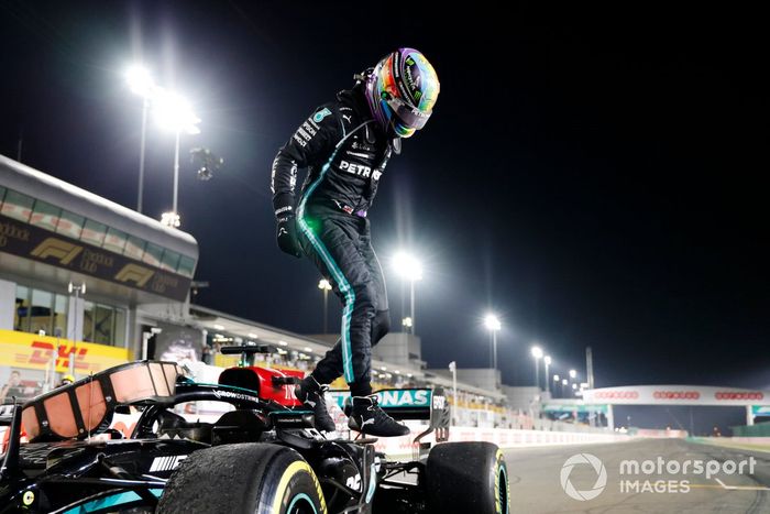 Lewis Hamilton, Mercedes, ganador del GP de Qatar