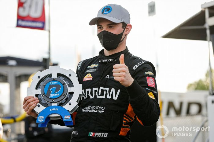 Patricio O'Ward, Arrow McLaren SP Chevrolet se lleva la pole position