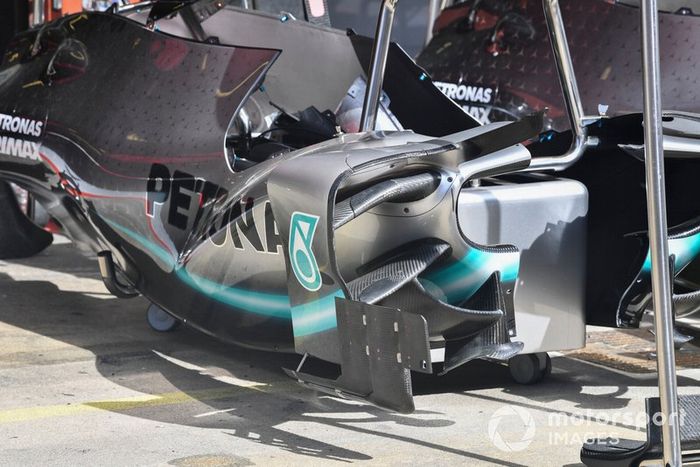 Pontones del Mercedes AMG F1