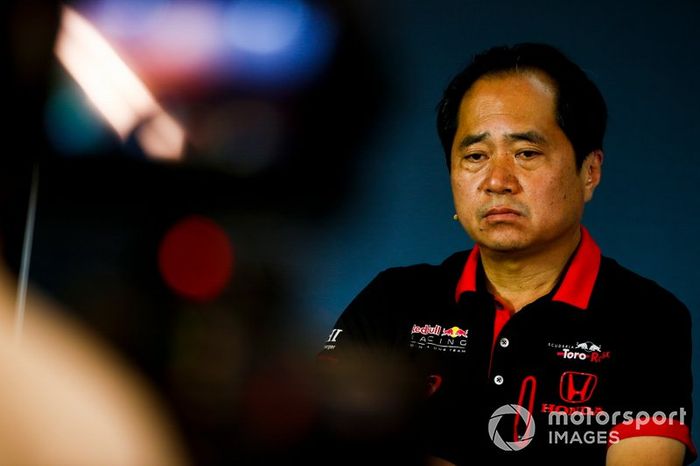 Toyoharu Tanabe, Director Técnico de F1, Honda, en la Rueda de Prensa de los directores del equipo