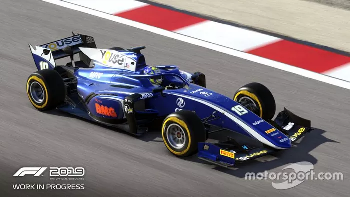 Imagen de la F2 en el 'F1 2019'