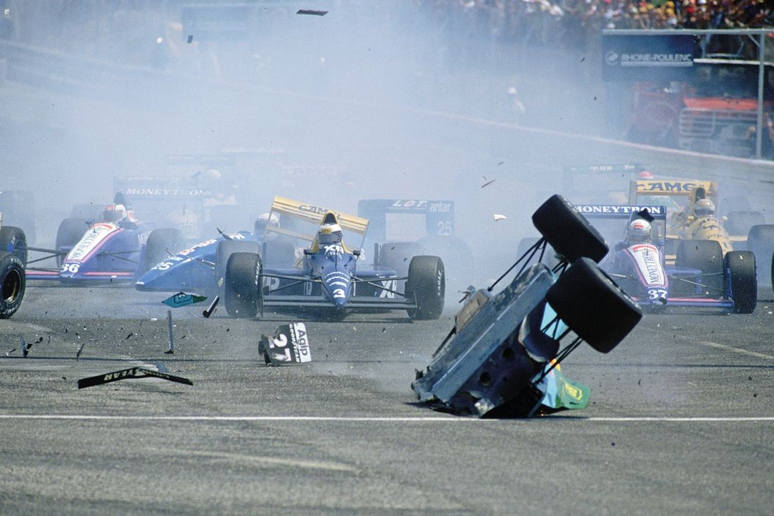 Nigel Mansell en el GP de Francia 1989 - (fue 2º)