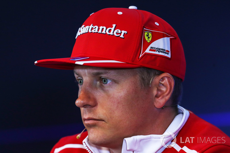 Kimi Raikkonen, Ferrari in the Press Conference