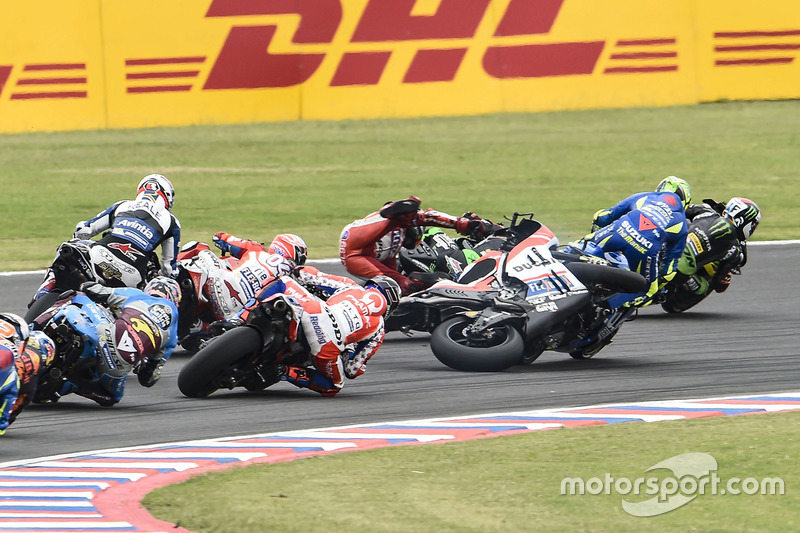 Jorge Lorenzo, Ducati Team, crash