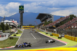 Паскаль Верляйн, Sauber C36, и Лэнс Стролл, Williams FW40