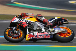 Марк Маркес, Repsol Honda Team с поврежденным мотоциклом