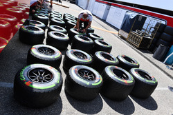Mecánico Sauber y neumáticos Pirelli
