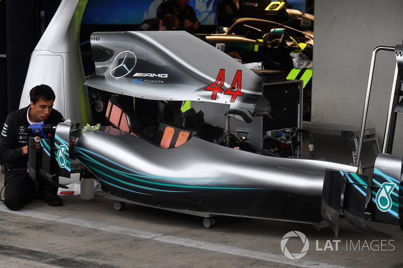 Mercedes-AMG F1 W09, parti della carrozzeria