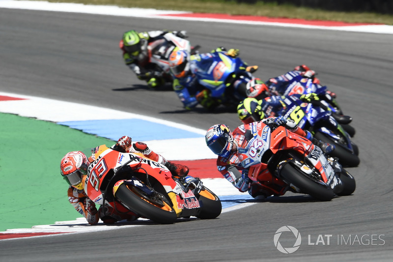 Renn-Action: Marc Marquez, Repsol Honda Team, führt